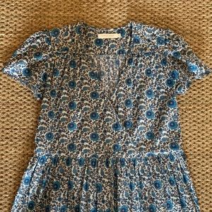 Christy Dawn The Dawn Dress in Blue Floral